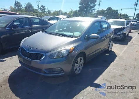 2016 Kia Forte Lx из США, поврежденный, VIN KNAFK5A89G5656648